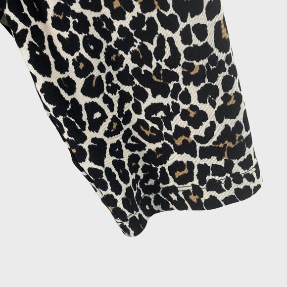 Rafaella Open-Front Leopard Print Cardigan Sweater Women's XL Comfort Casual Fit - Picture 7 of 12